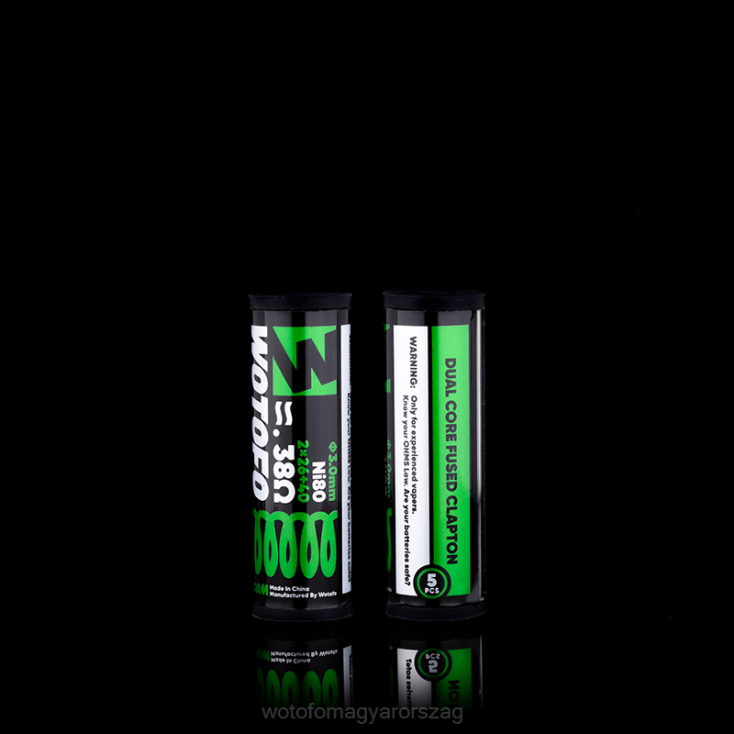 Wotofo előre megépített tekercsek kétmagos olvadó clapton 0,38 ohm 5db X44X325 Wotofo E-Cigarette