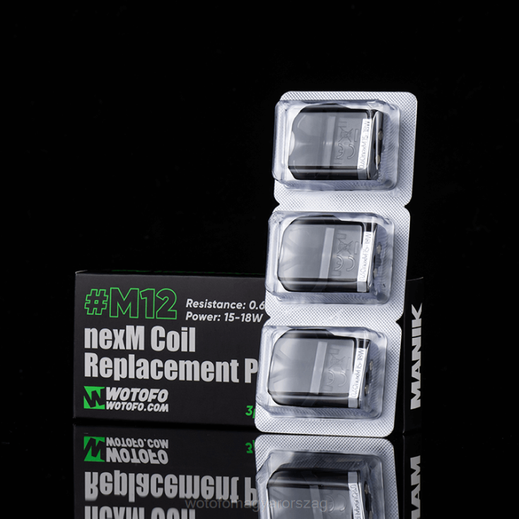 Wotofo MANIK mini cseredoboz m12 nexmesh tekercs beépítve 3db X44X88 Wotofo Price